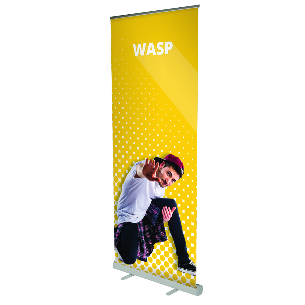 Wasp entry roller banner