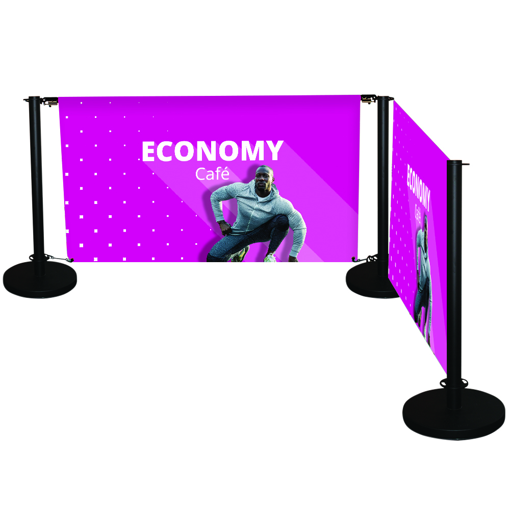 Redblu economy cafe barrier