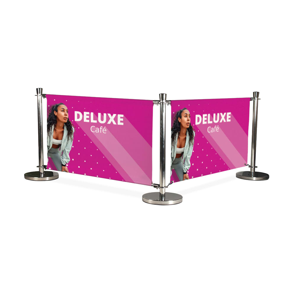 Deluxe cafe barrier bar