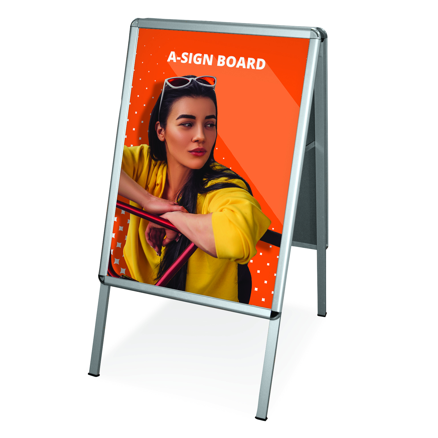 Redblu A-Sign pavement board