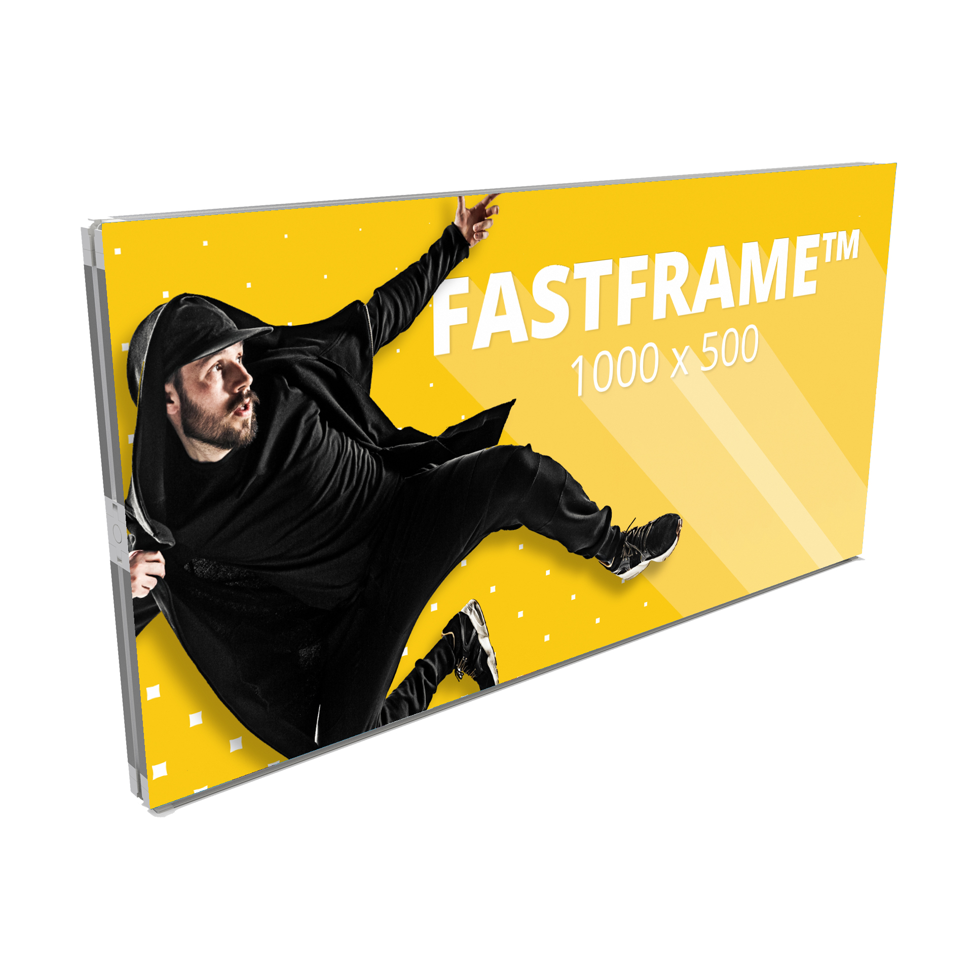 FastFrame 1000 x 500mm frame, alternate view