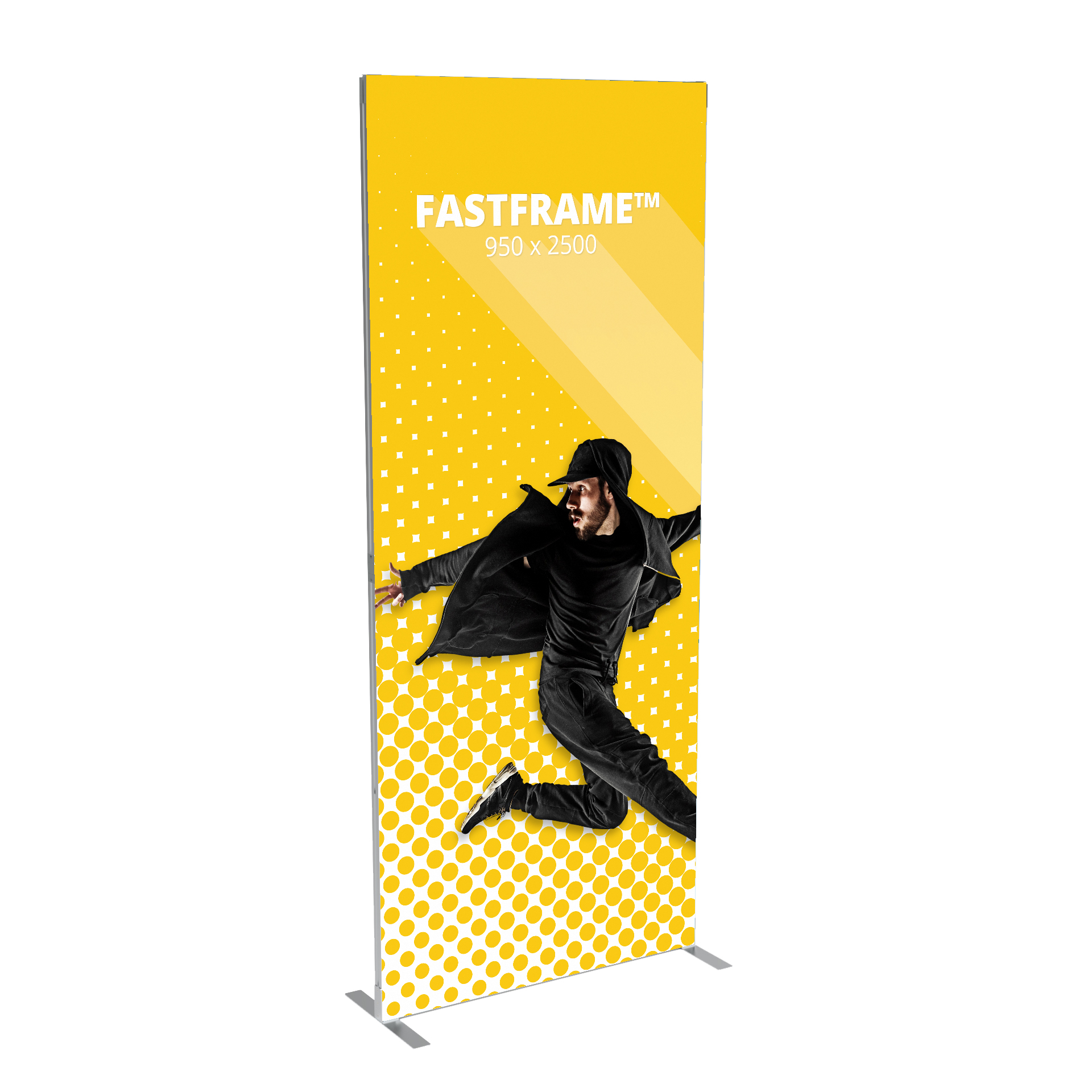 FastFrame 950 x 2500mm frame, alternate view