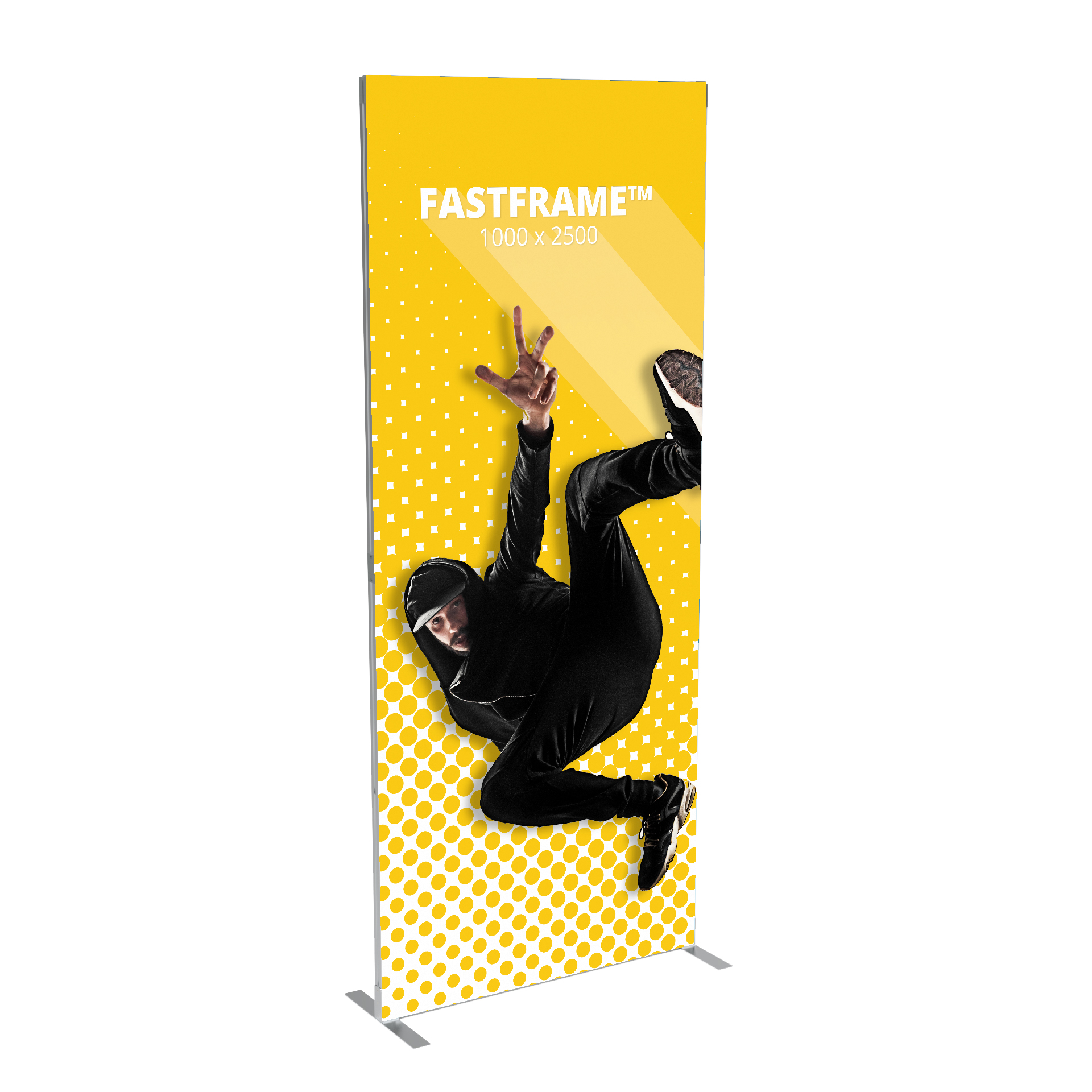 FastFrame 1000 x 2500mm frame, alternate view