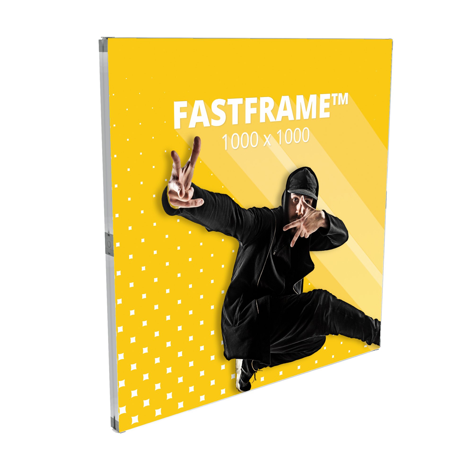 FastFrame 1000 x 1000mm frame, alternate view
