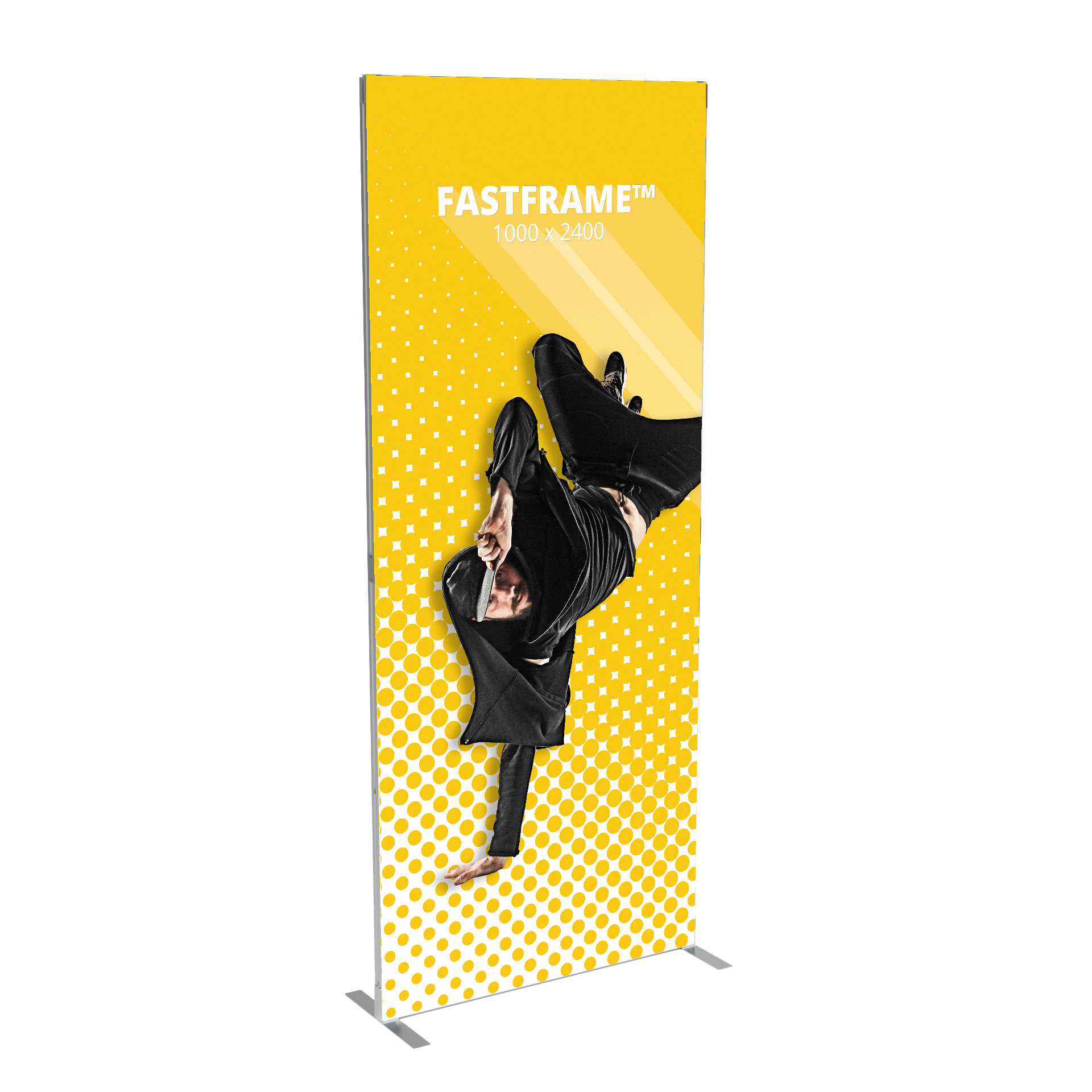 FastFrame 1000 x 2400mm frame, alternate view