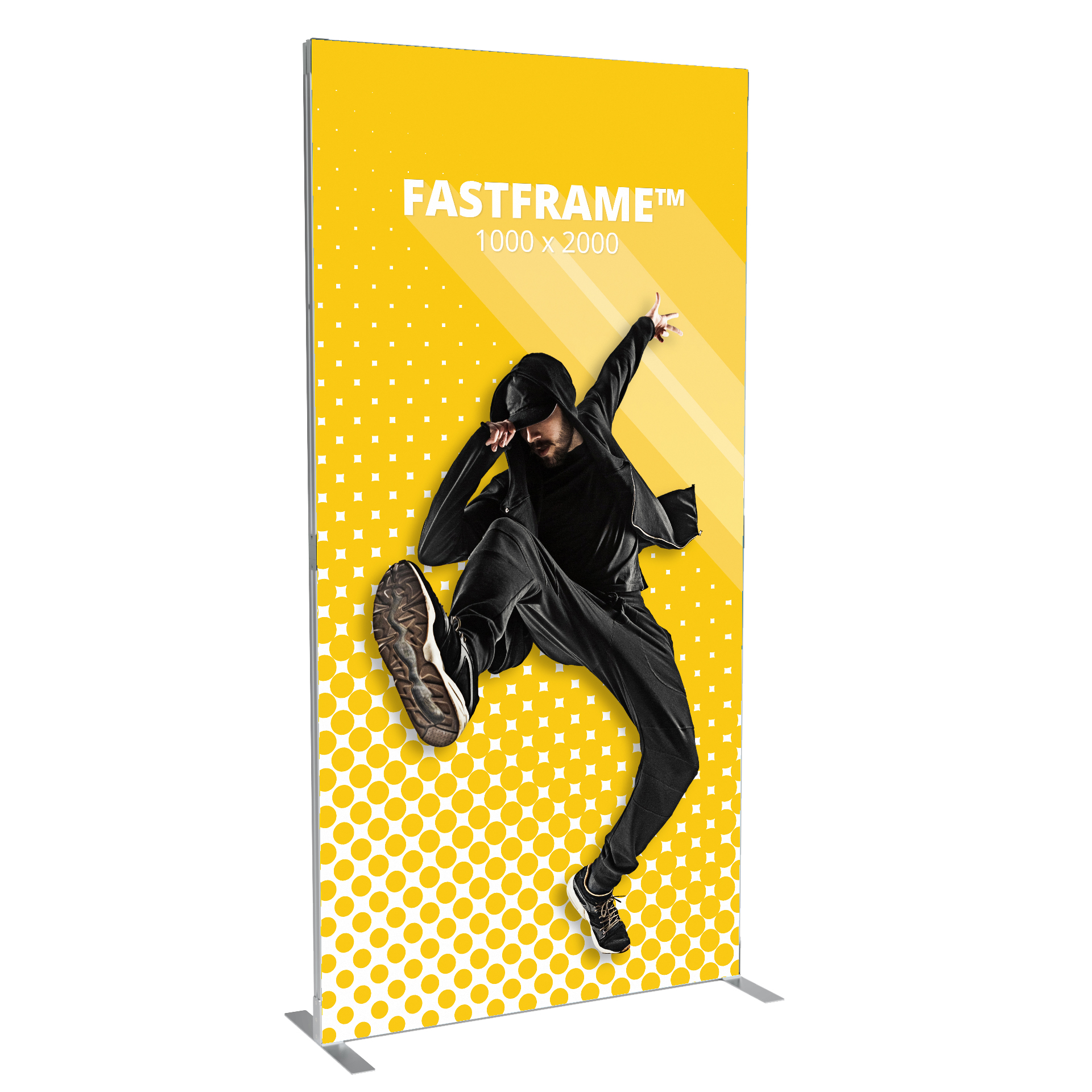 FastFrame 1000 x 2000mm frame, alternate view