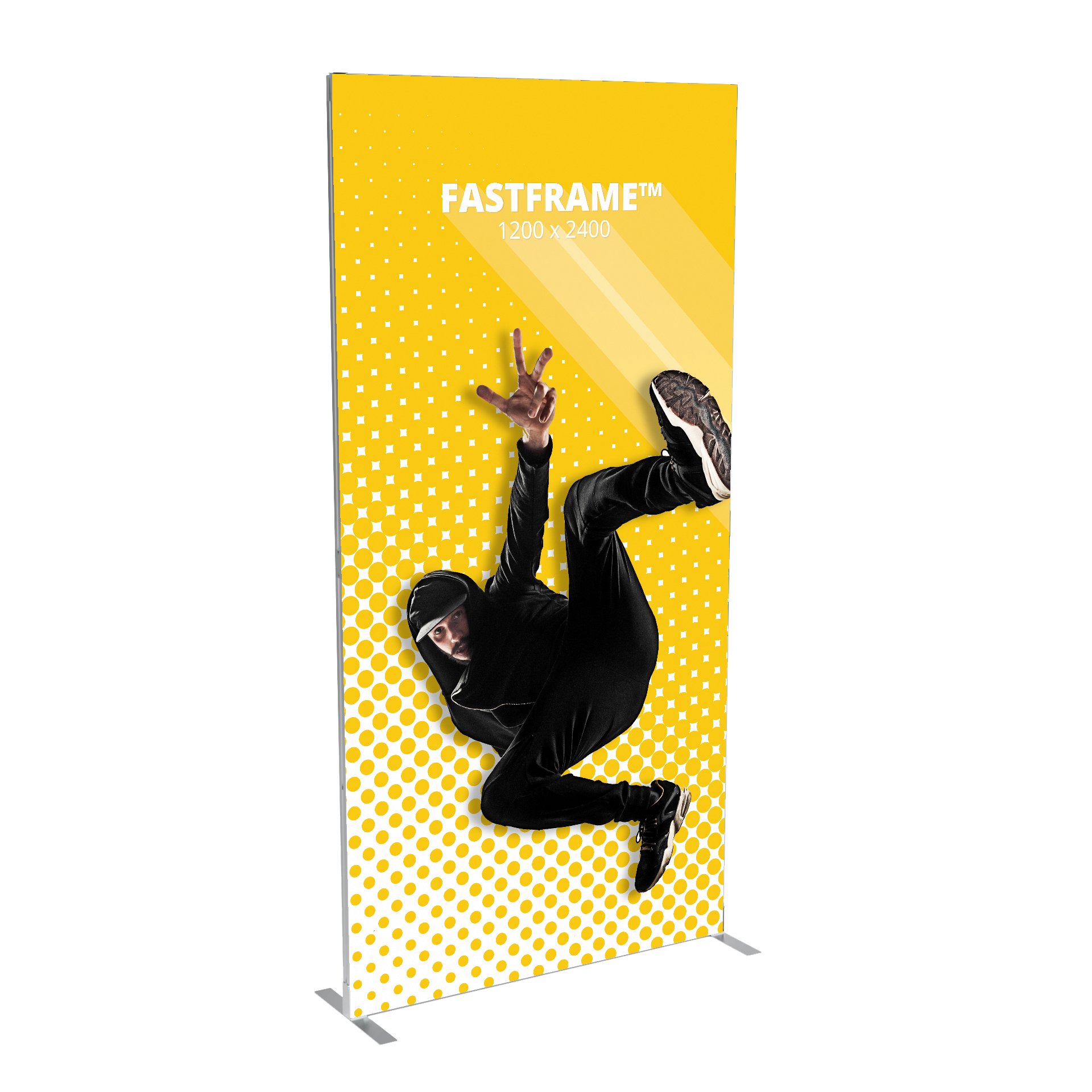 FastFrame 1200 x 2400mm frame, alternate view