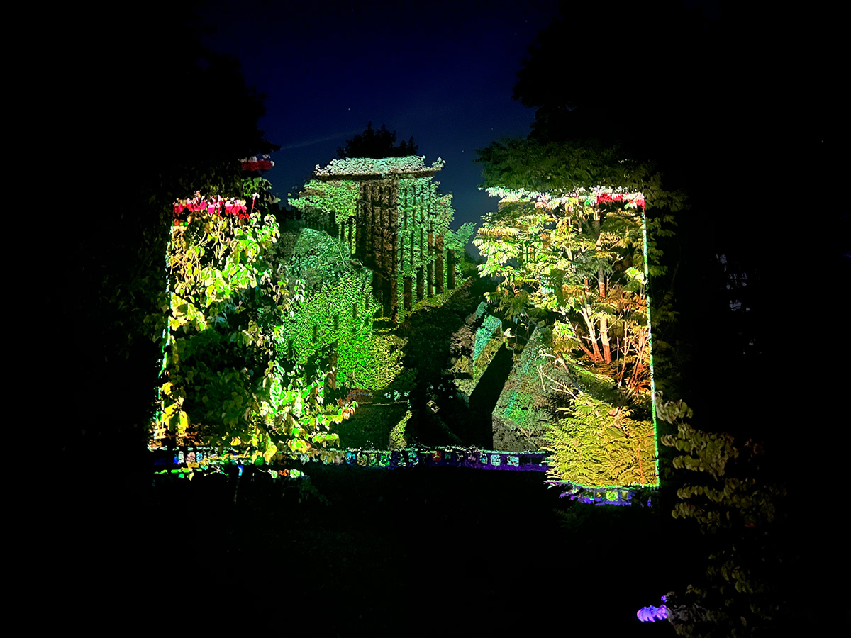 3D light mapping at night
