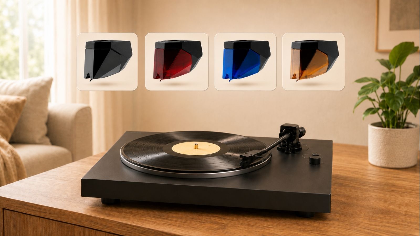 Ortofon 2M Serie Vergleich Red Blue Bronze Black. VinylRecordsLove