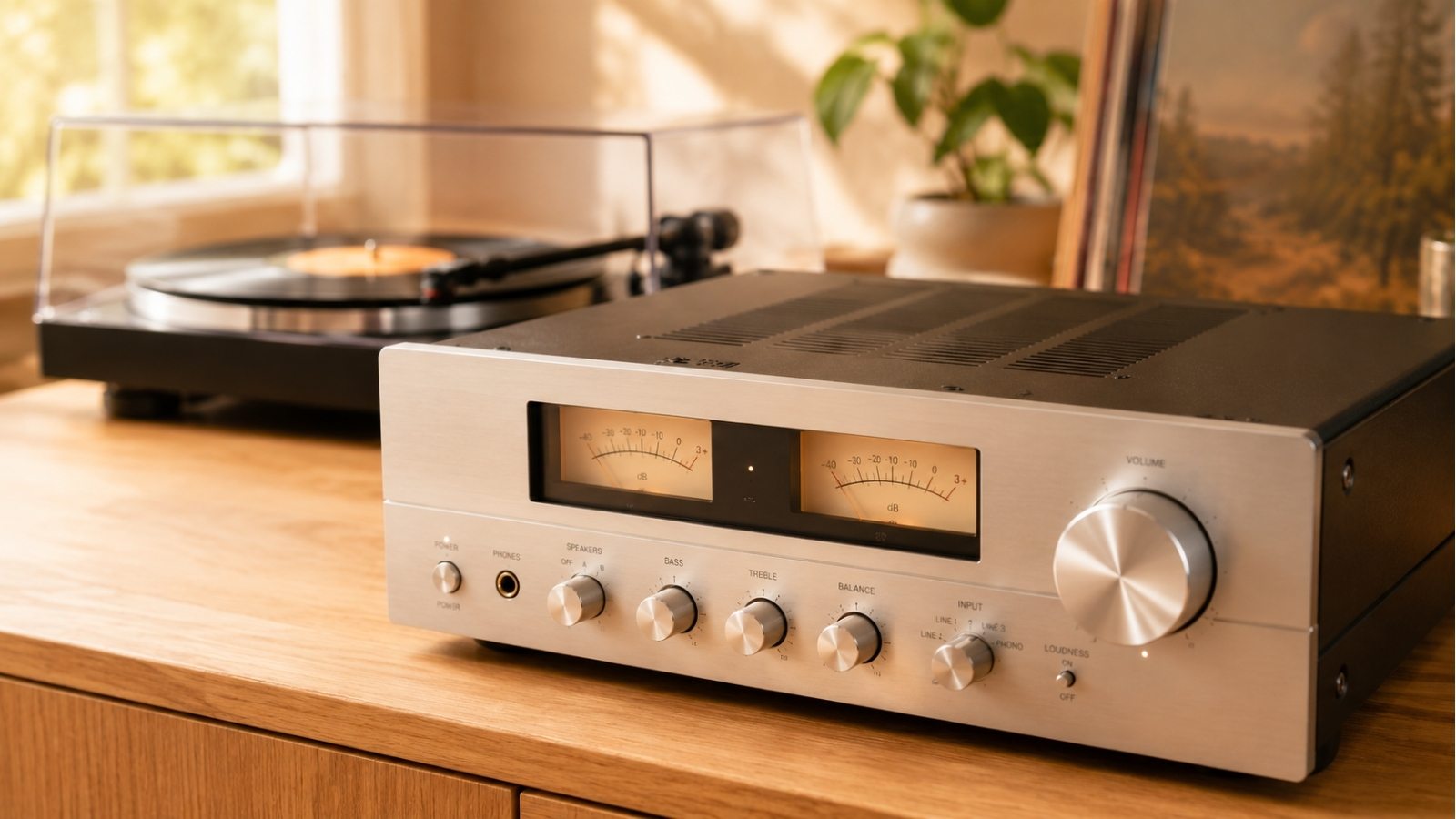 Stereo-Verstärker Test 2026: Die 5 besten Vollverstärker mit Phono für Plattenspieler. VinylRecordsLove