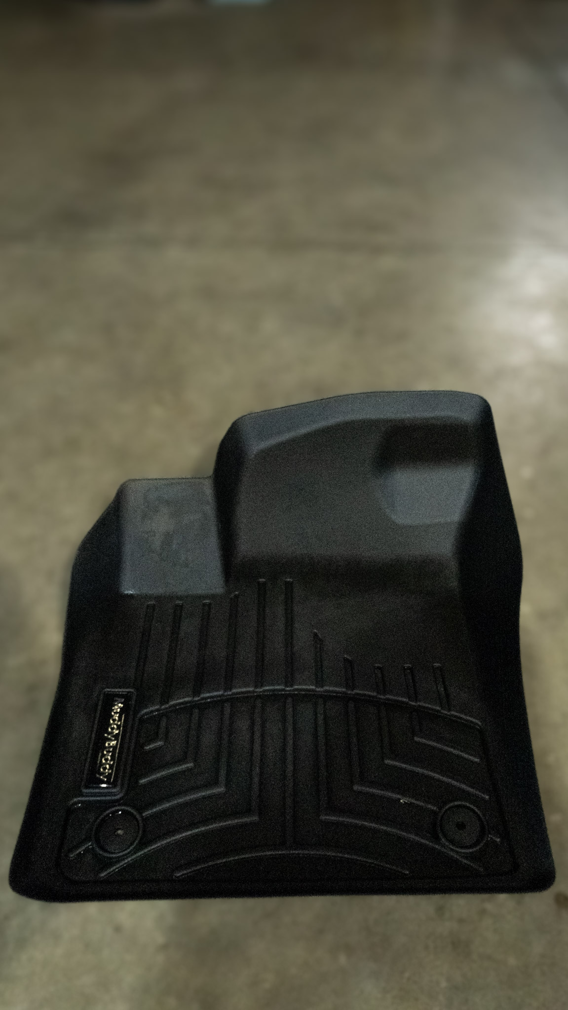 All-weather rubber floor mat fully cleaned and restored after professional interior detailing by High Shine Detailing of Shakopee MN