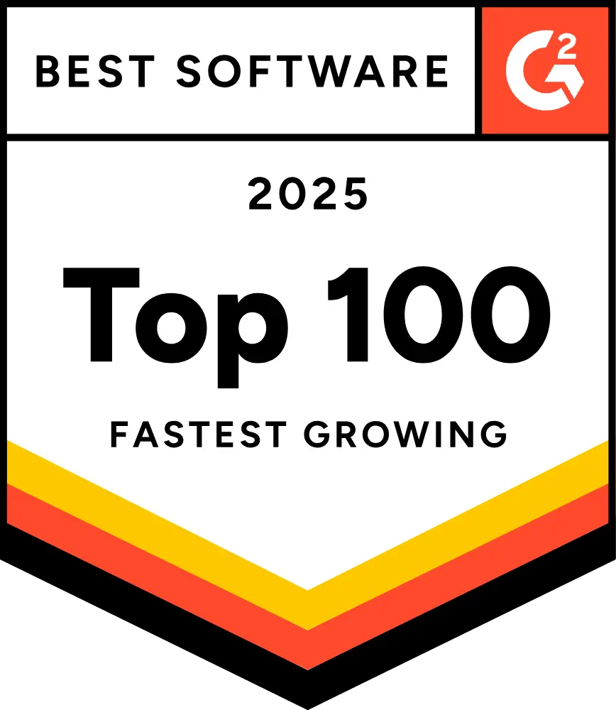 G2 Best Software 2025, Top 100 Fastest Growing
