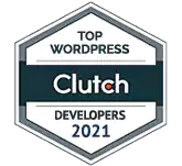 Clutch Top WordPress Developers badge.