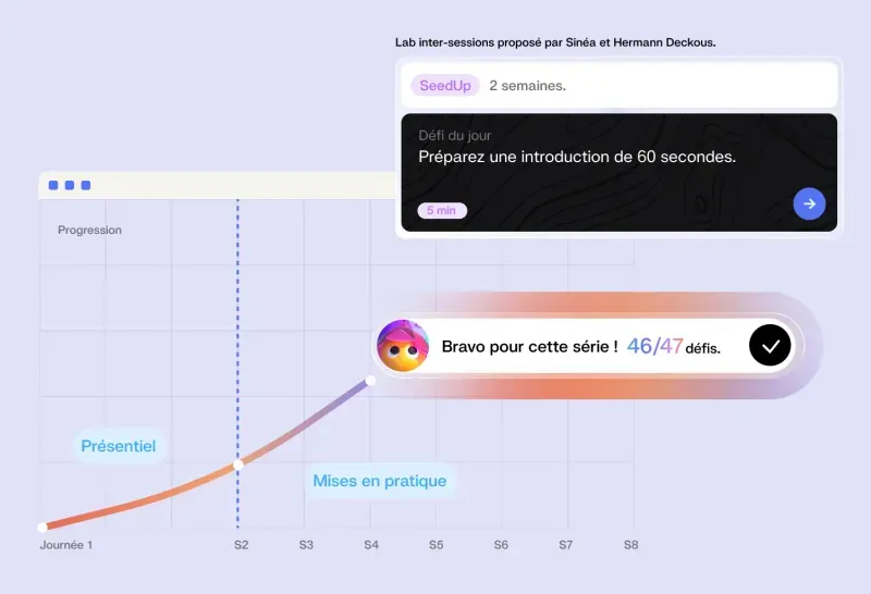 L'application SeedUp propose un geste à pratiquer chaque jour
