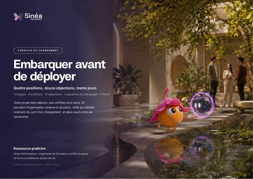 Couverture du carnet Embarquer avant de déployer
