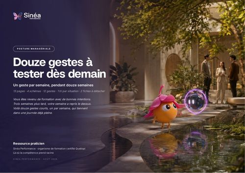Couverture du carnet Douze gestes à tester dès demain