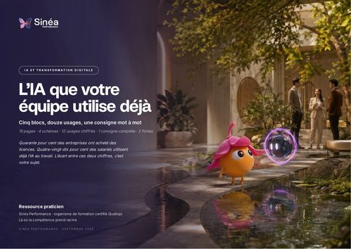 Couverture du carnet L’IA que votre équipe utilise déjà