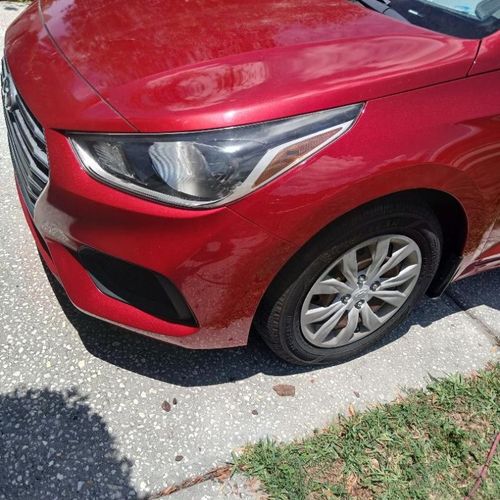 Fender restored after mobile repair