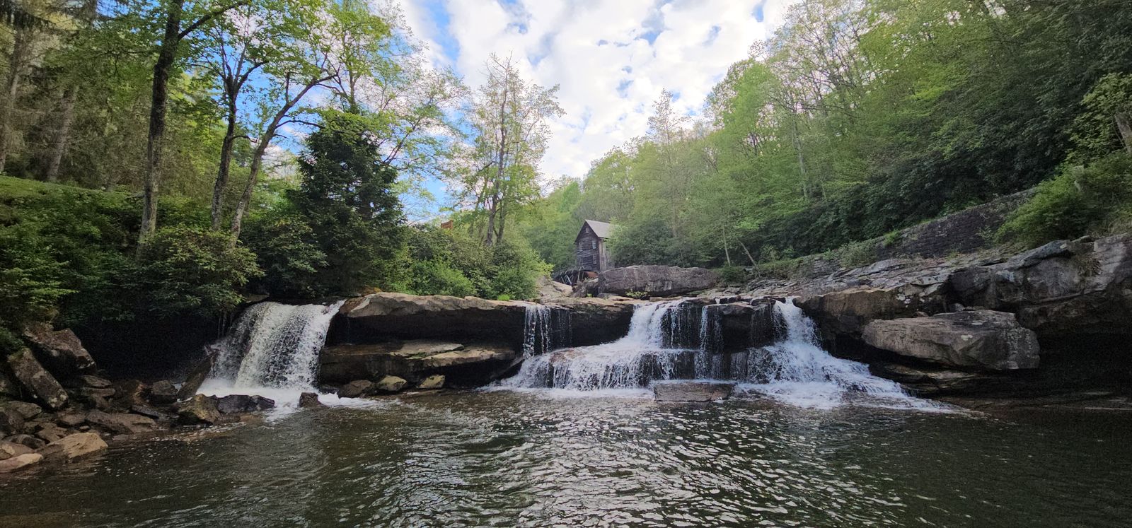 Glade Creek Grist Mill at Babcock State Park, West Virginia