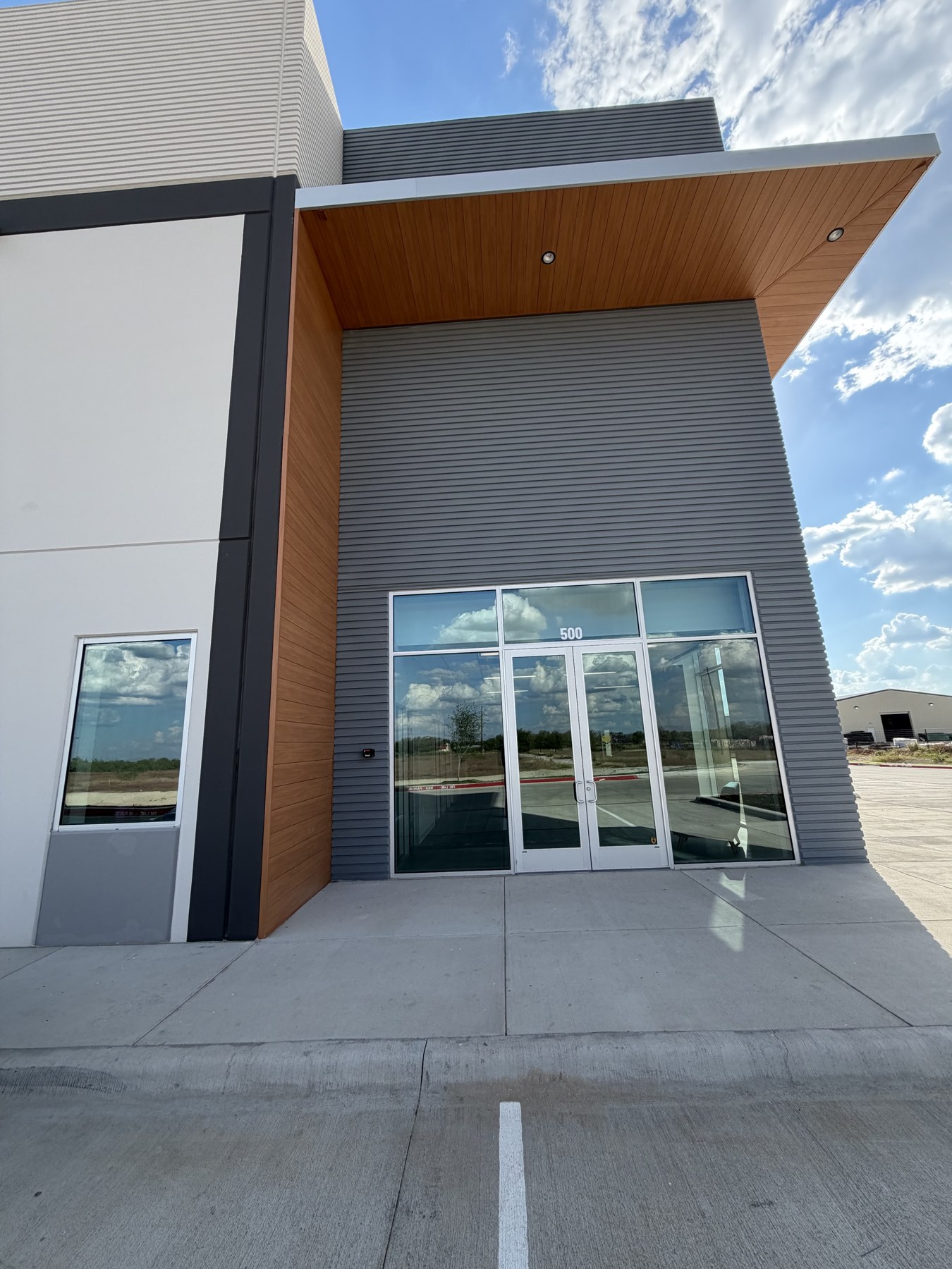 Entrance to Pallet & Parcel’s facility near Austin