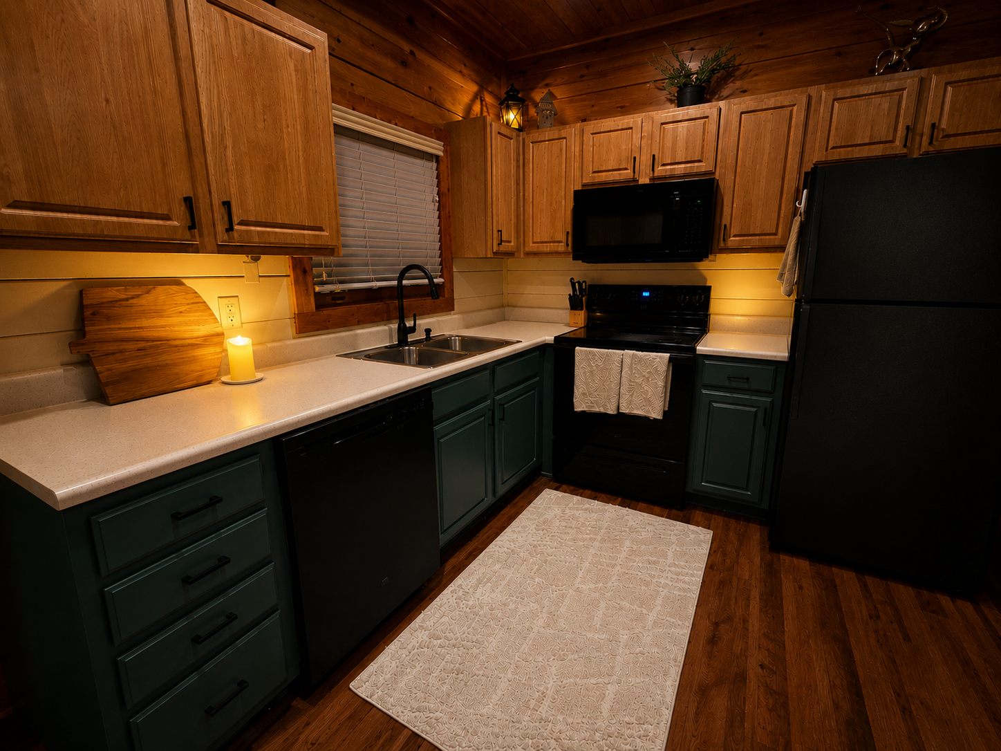 Kitchen detail at The Overlook