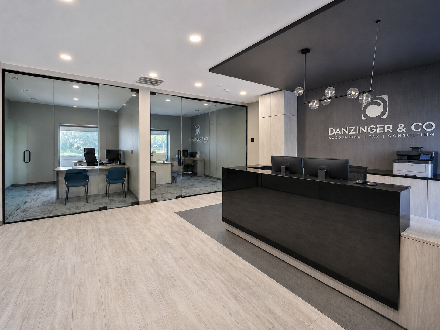 Inside the Danzinger & Co. office