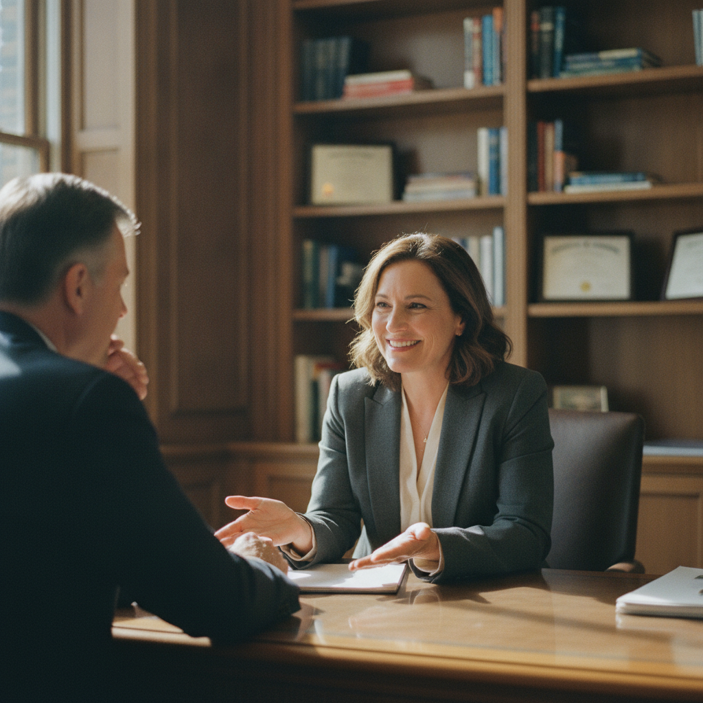 A welcoming advisor ready to help with estate and trust tax preparation