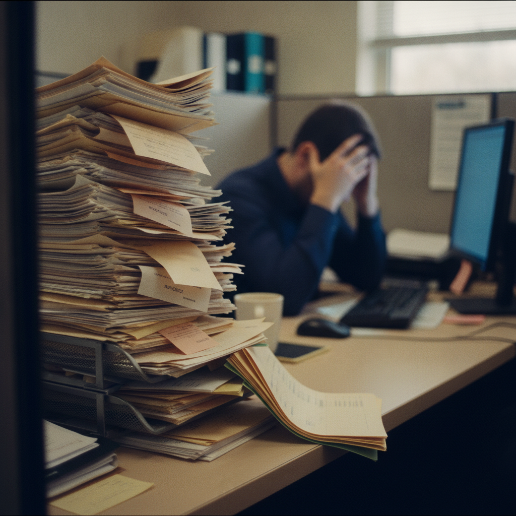 Receivables piling up