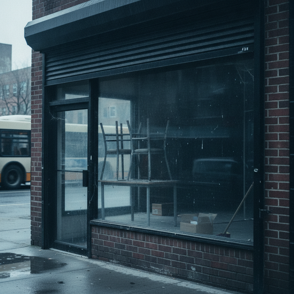 A small business that closed its doors for good