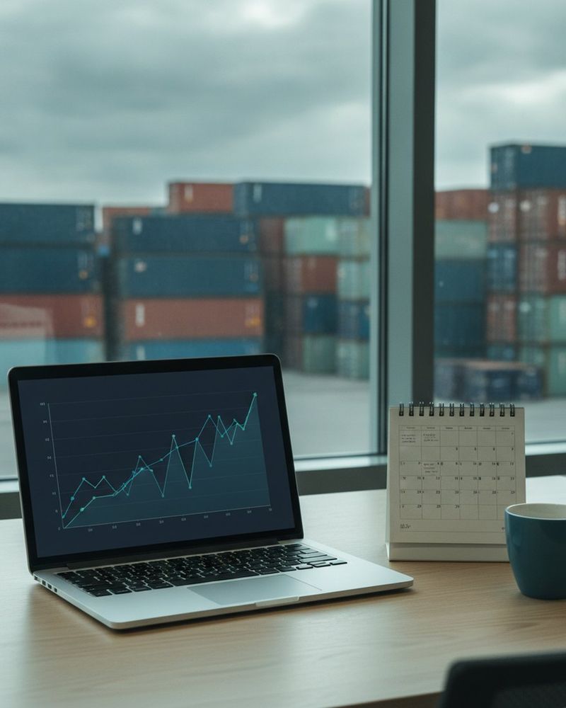 Forecast cash around containers