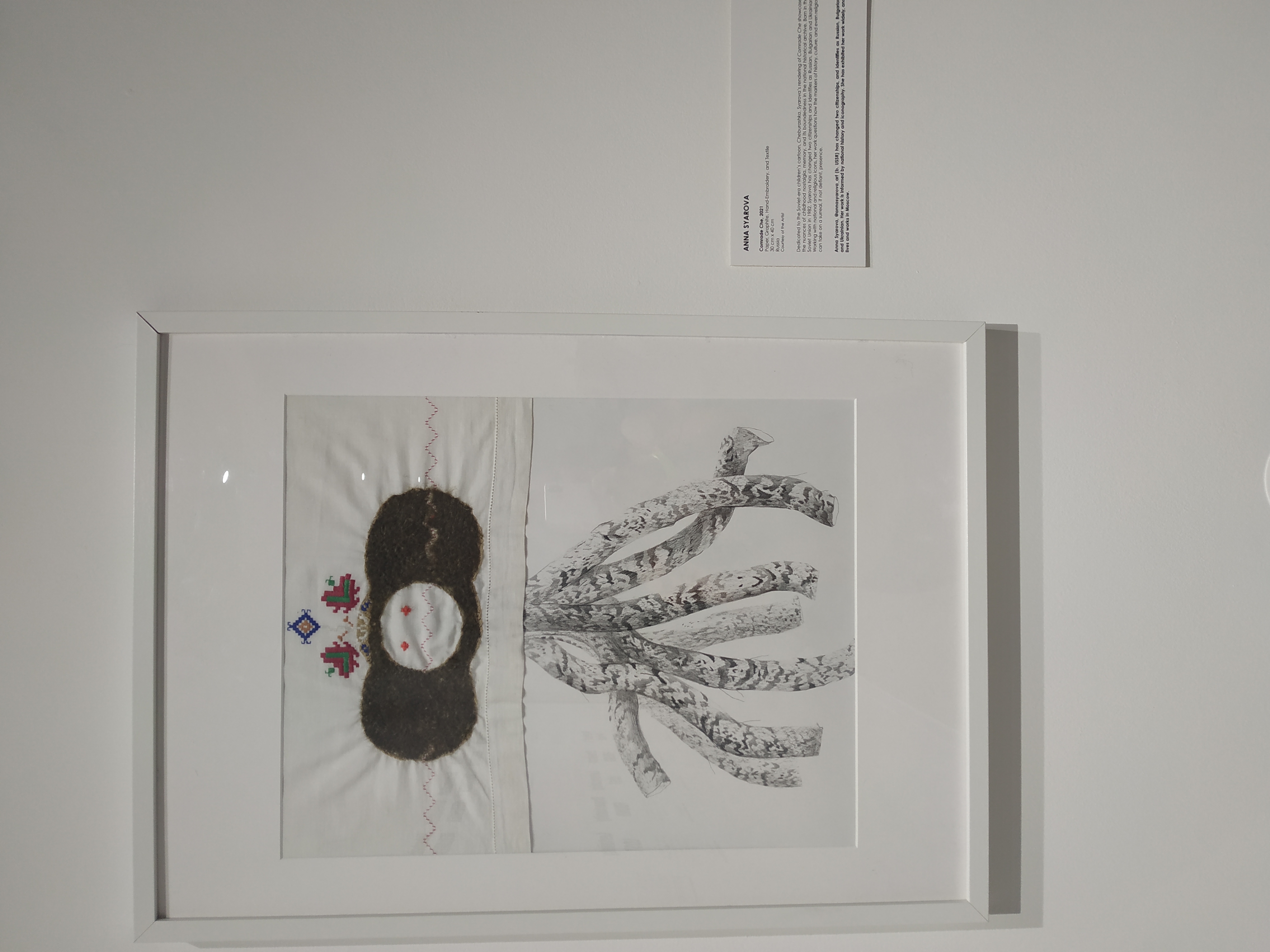 Exhibition installation view, August 2022