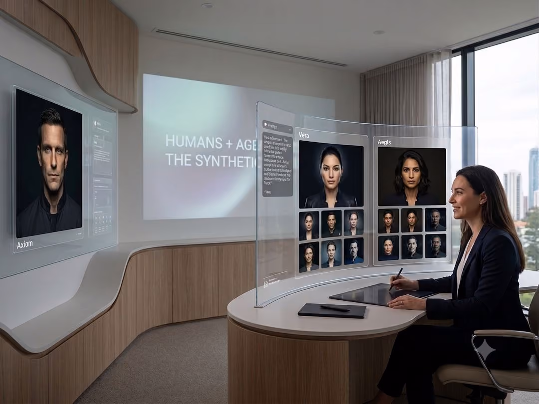 SynAgentics vision, human vision and autonomous execution operating as one system