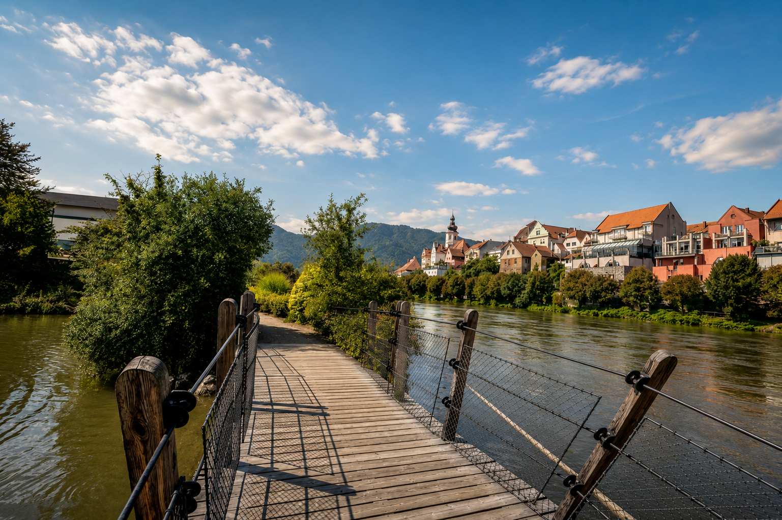 Mur Fußgängerbrücke Frohnleiten