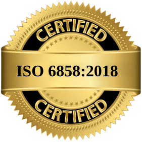 ISO 6858:2018 Certified