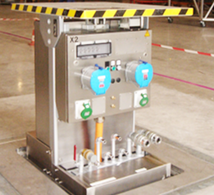 Compressed air, hot/cold water, hydrogen