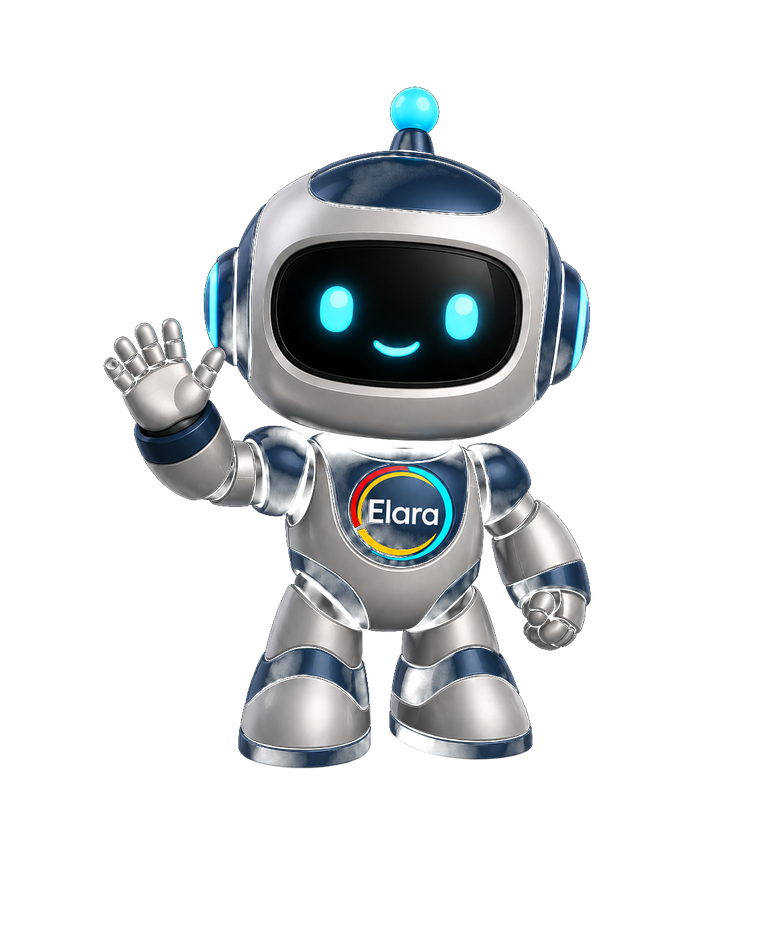 Elara robot waving