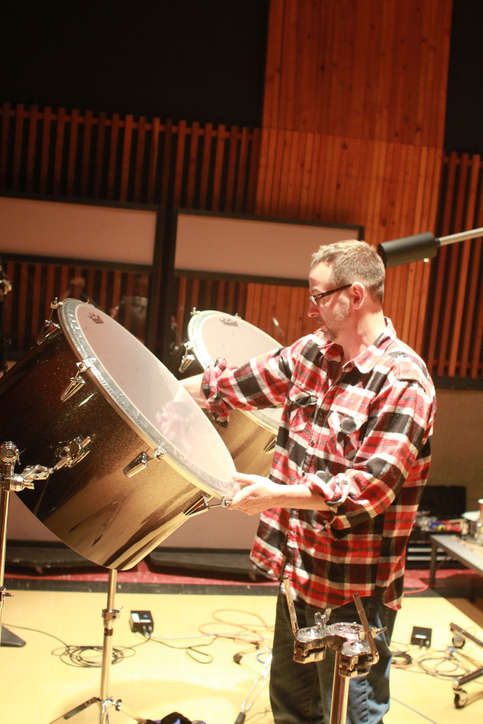 Changing a drum head