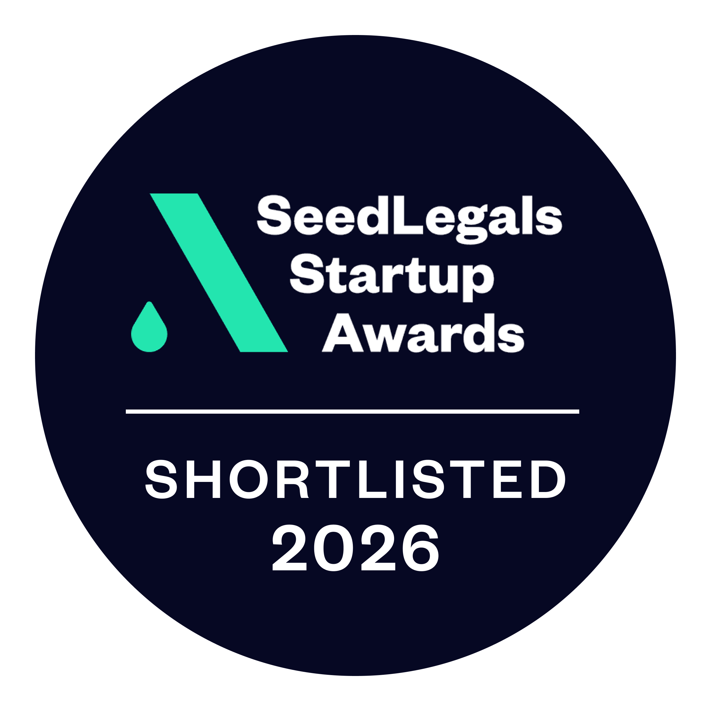 SeedLegals shortlisted 2026