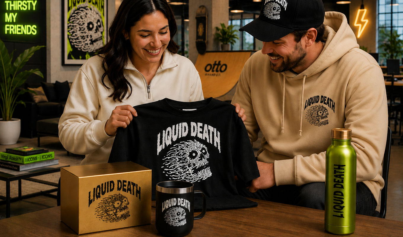 Premium branded apparel and goods in use