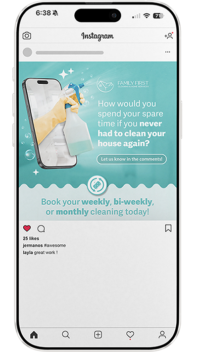 Instagram feed ad graphic