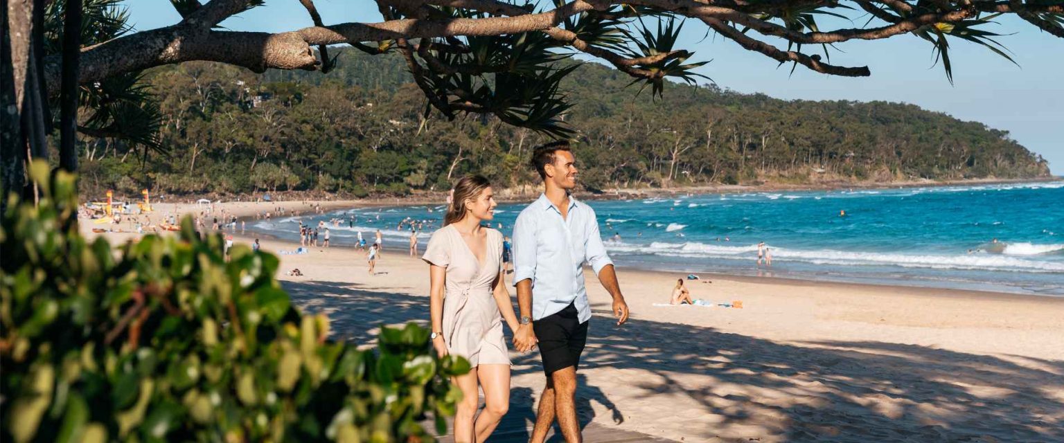 Walking Noosa Main Beach