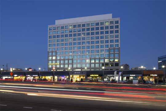 Exterior of the building at 8150 Leesburg Pike in Vienna, Virginia