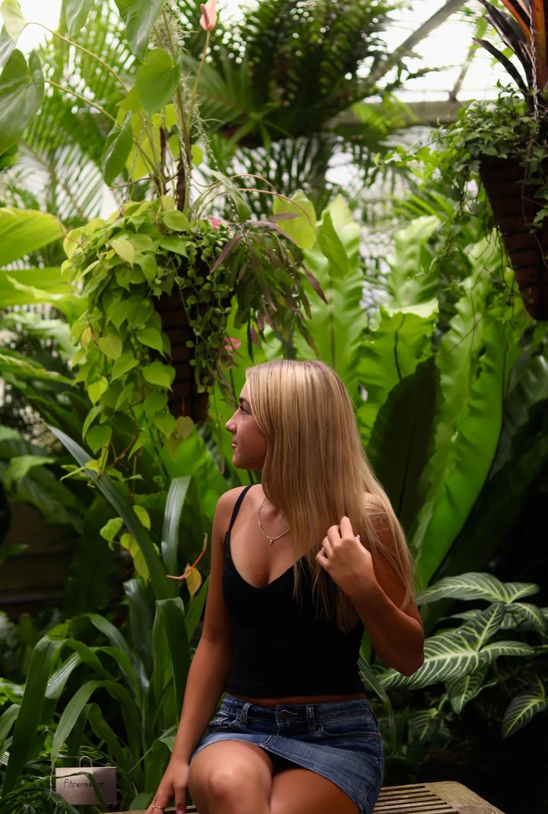 Portrait in lush greenery photographed by CarlyArchive