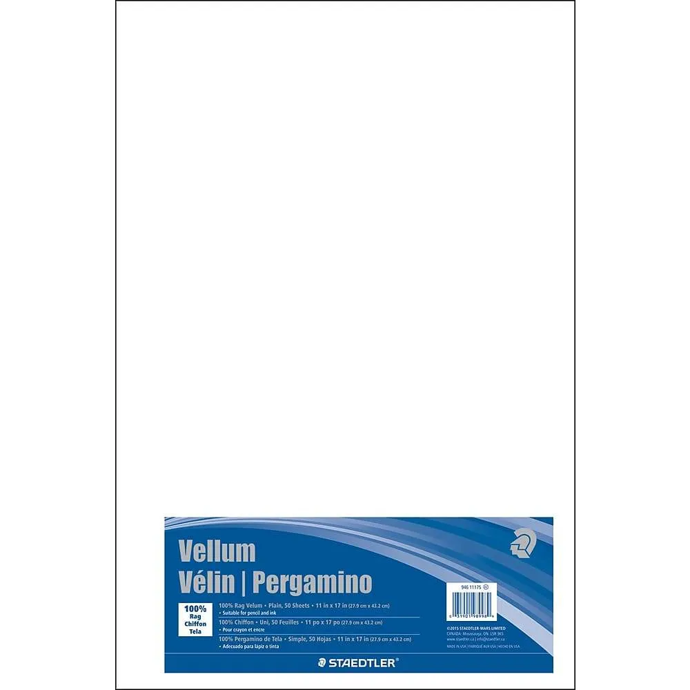 Staedtler-Mars 100% Rag Vellum 11×17 — Staedtler-Mars