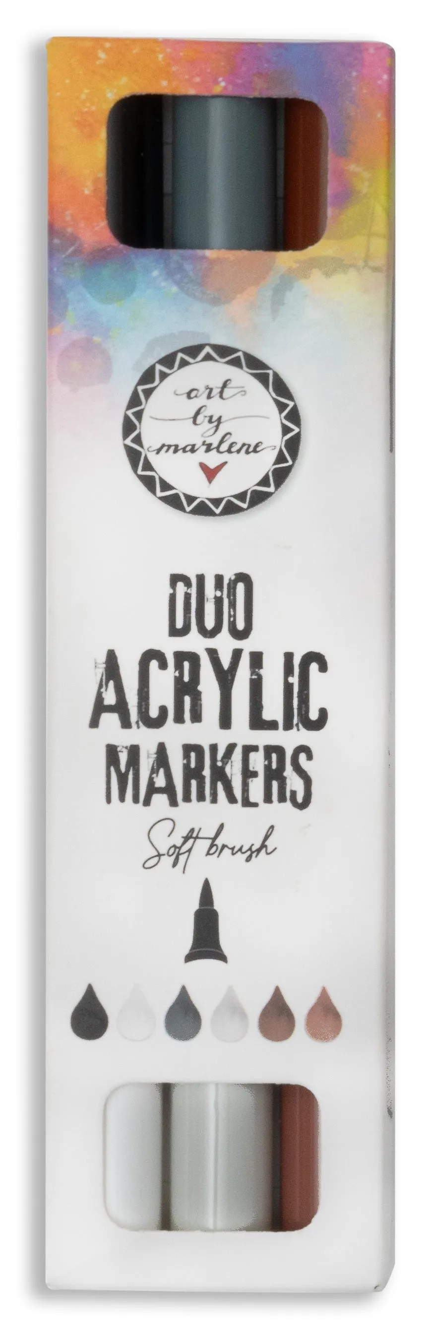 Studio Light ABM Duo Acrylic Markers — Browns, 3 pc — Studio Light