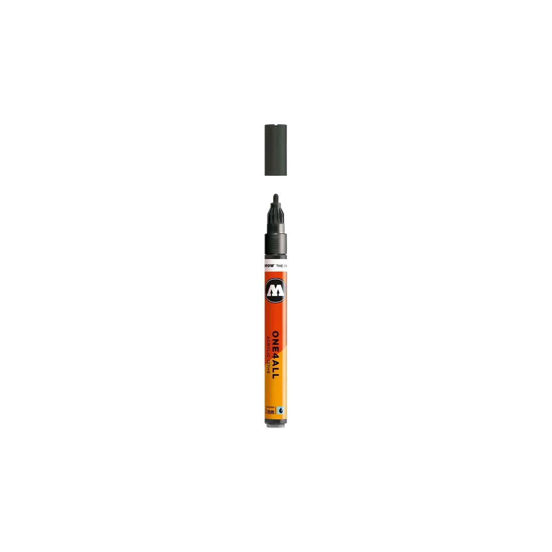 ONE4ALL 127HS 2mm #223 Metallic Black — MOLOTOW