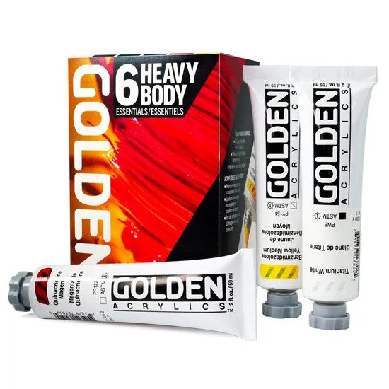 GOLDEN Heavy Body Essential Set 6×59ml — GOLDEN
