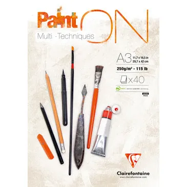 Clairefontaine Paint ON Multi-Techniques Pad — Clairefontaine