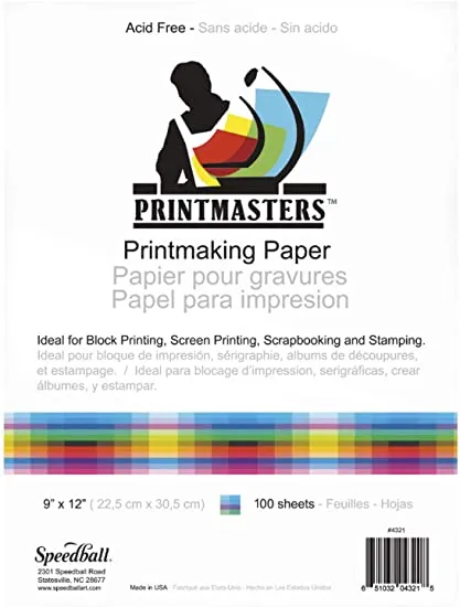 Speedball Printmaster Paper 50 sheets — Speedball