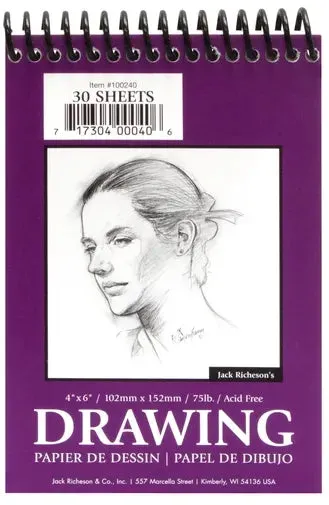 Jack Richeson Drawing Pad 75lb 30 Sheet — Jack Richeson